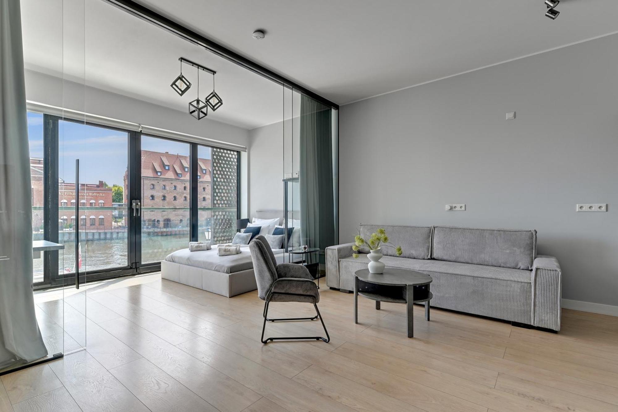 Symfonia Amazing River View By Downtown Apartment Danzig