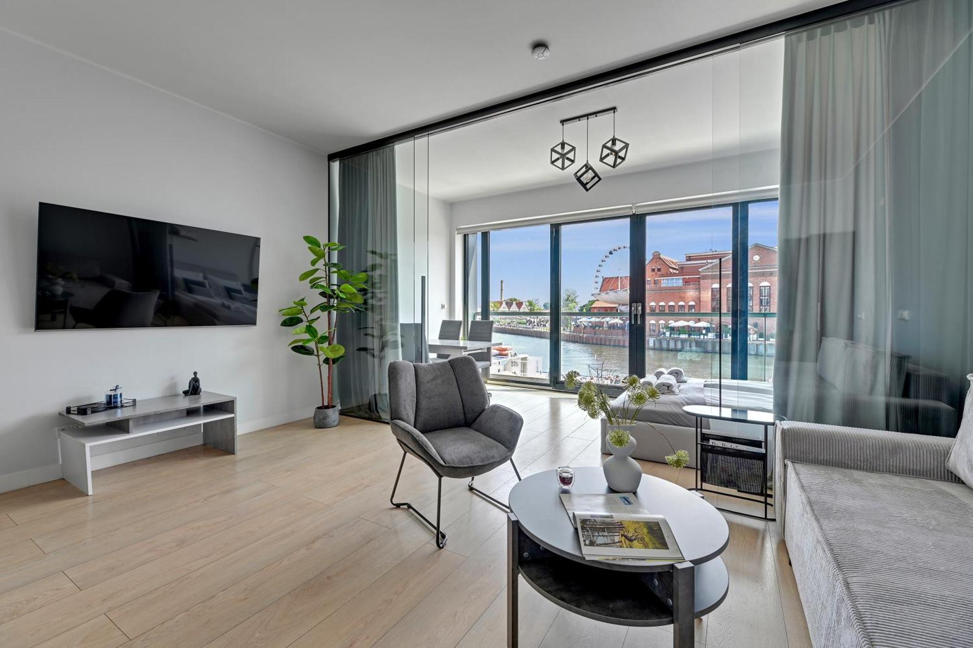 Apartment Symfonia Amazing River View By Downtown Danzig